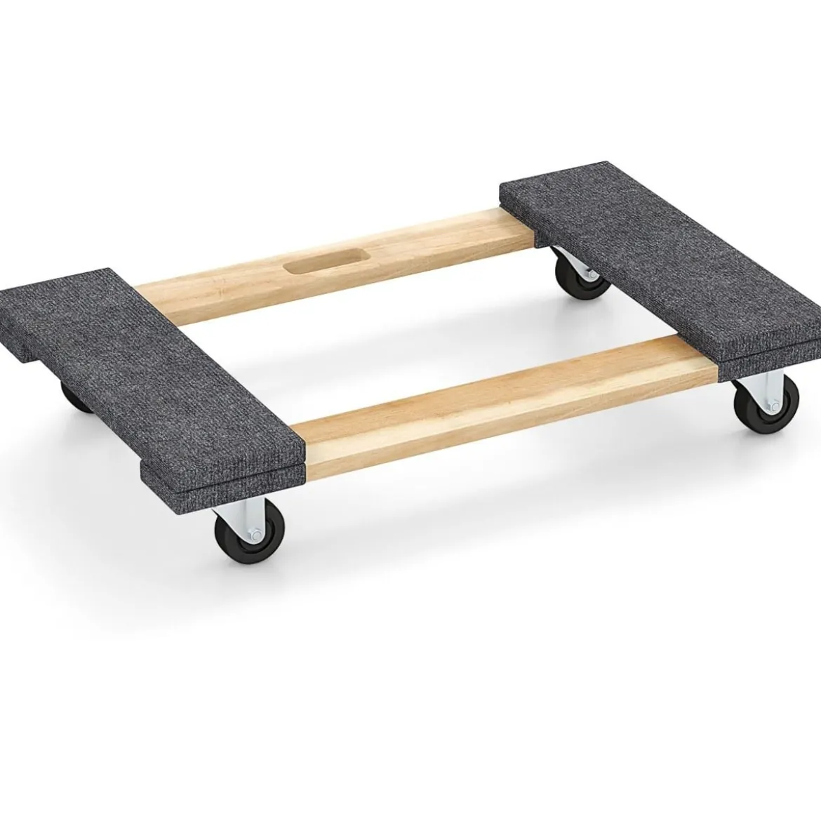 Transportwagen mit 4 Universalrädern & 450 kg Tragkraft robuster Plattformwagen