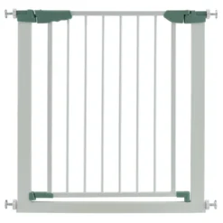Türschutzgitter Baby 76-83 cm Sicherheitsgitter aus Metall Weiß