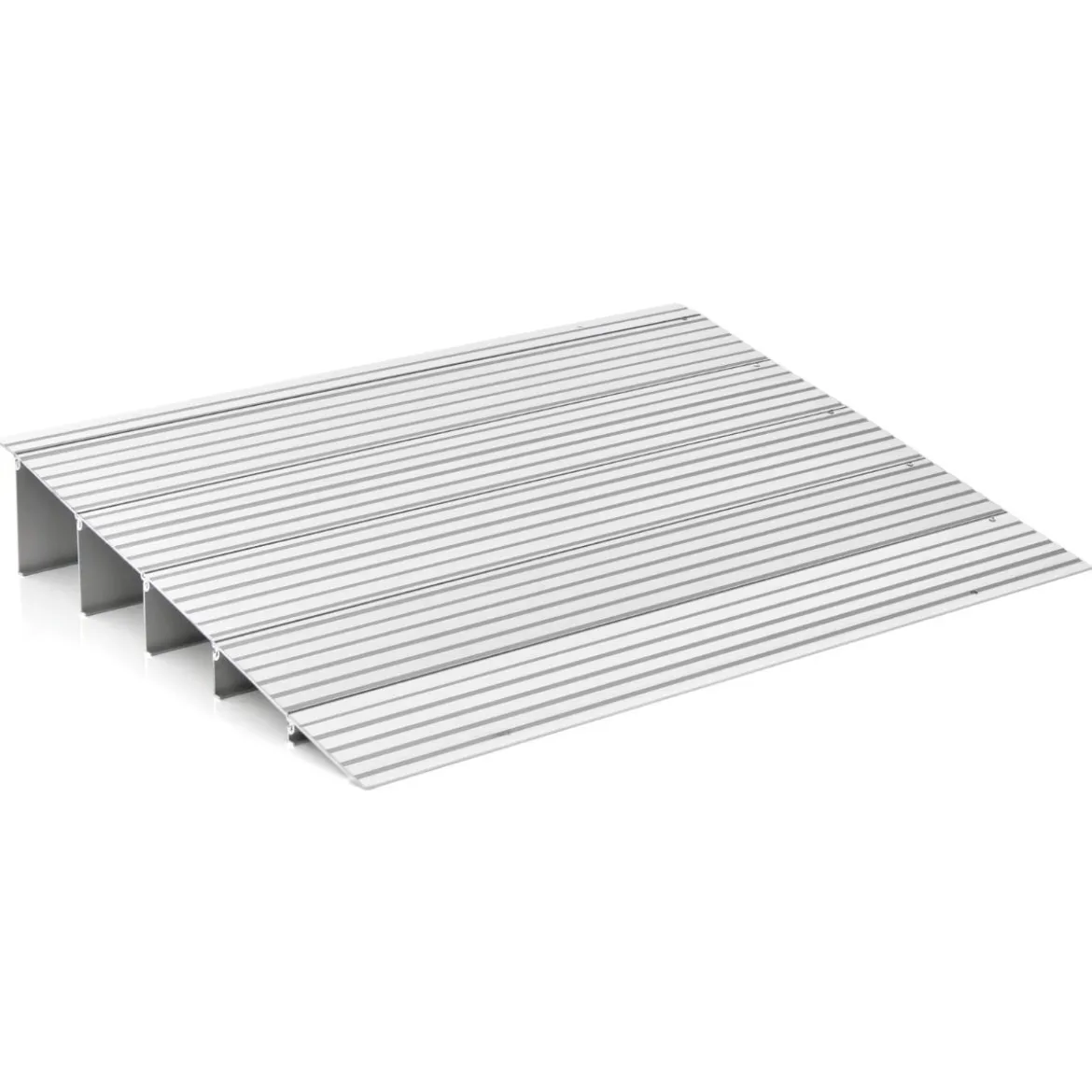 Türschwellenrampe 13 cm hohe Einstiegsrampe mit verstellbarem Aluminiumrahmen rutschfester Zugangsrampe