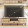 TV-Ständer für 65 Zoll Fernsehgeräte TV-Schrankmit 2 Türen & Schublade Lowboard Fernsehschrank