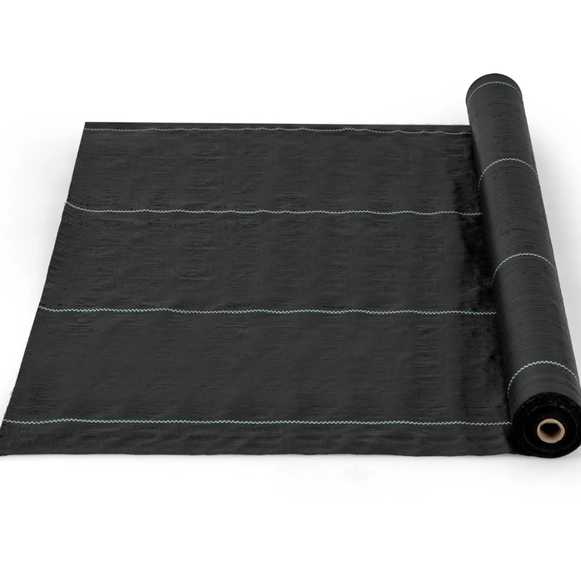 Unkrautvlies 50m² Gartenvlies gegen Unkraut Unkrautfolie PP Schwarz 50 x 1m-60 g/m²