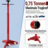 Unterhebe-Stützständer 750 kg Wagenheberständer Höhenverstellbar 97,5-191,5 cm Rot