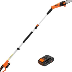 20 V Akku-Stangensäge Elektro-Kettensäge mit Akku und Ladegerät