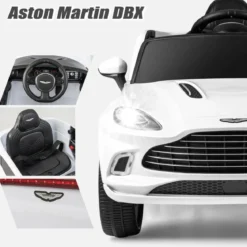 12V Aston Martin DBX Kinderauto mit 2,4G-Fernbedienung 1,4-2,5 km/h Weiß