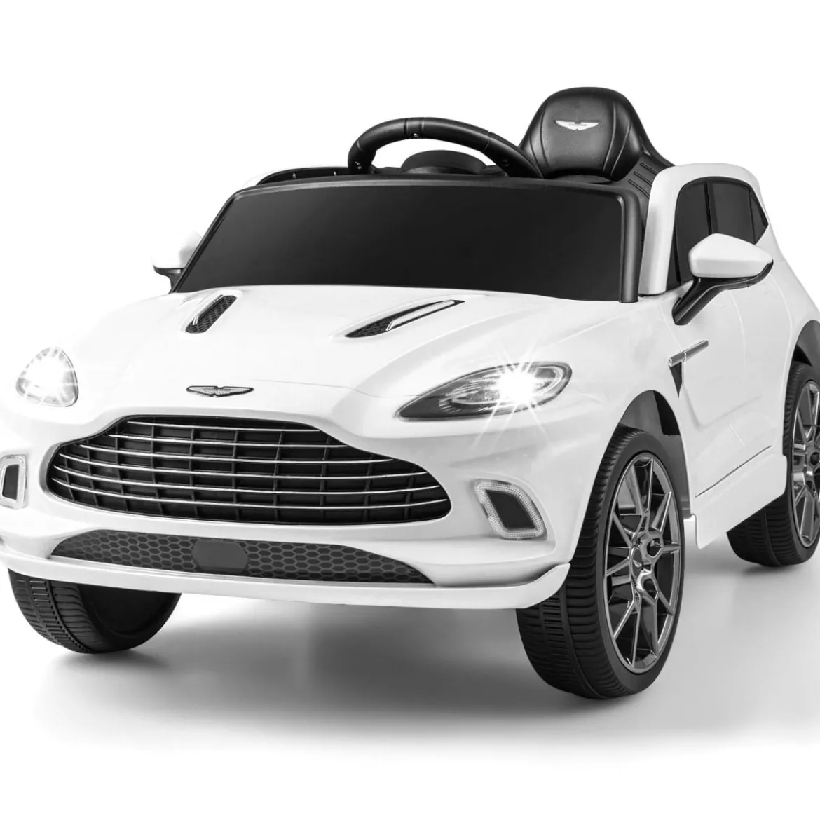 12V Aston Martin DBX Kinderauto mit 2,4G-Fernbedienung 1,4-2,5 km/h Weiß