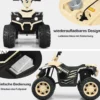 12V Elektro Kinderquad mit Scheinwerfer Mini Elektroquad mit Musik & Hupe Kinderauto Gelb