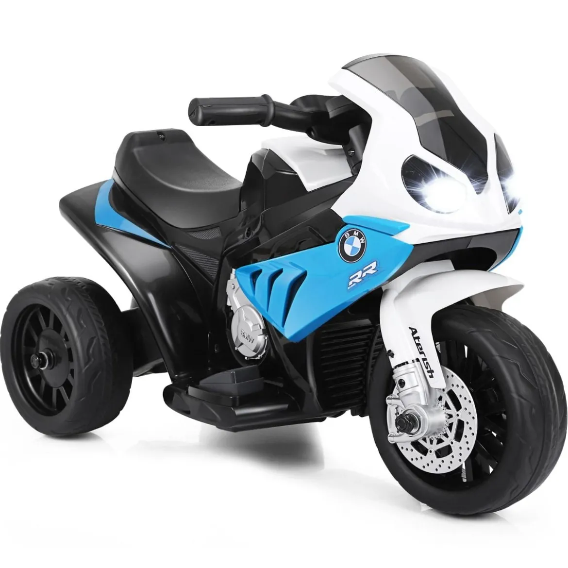 6V Elektro Motorrad Kindermotorrad Elektrofahrzeug für Kinder 66 x 37 x 44,5 cm Blau
