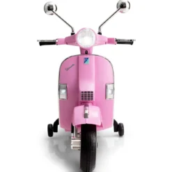 6V Elektro Motorrad mit 2 Stützrädern und Schlüssel & Lichter und Musik für Kinder ab 3 Jahren Rosa