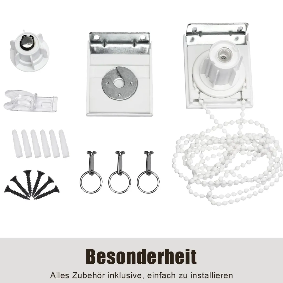 Verdunkelungsrollo Abdunkelungsrollo Thermorolle Sonnenschutz Sichtsschutz Kälteschutz 181 x 181 cm Grau