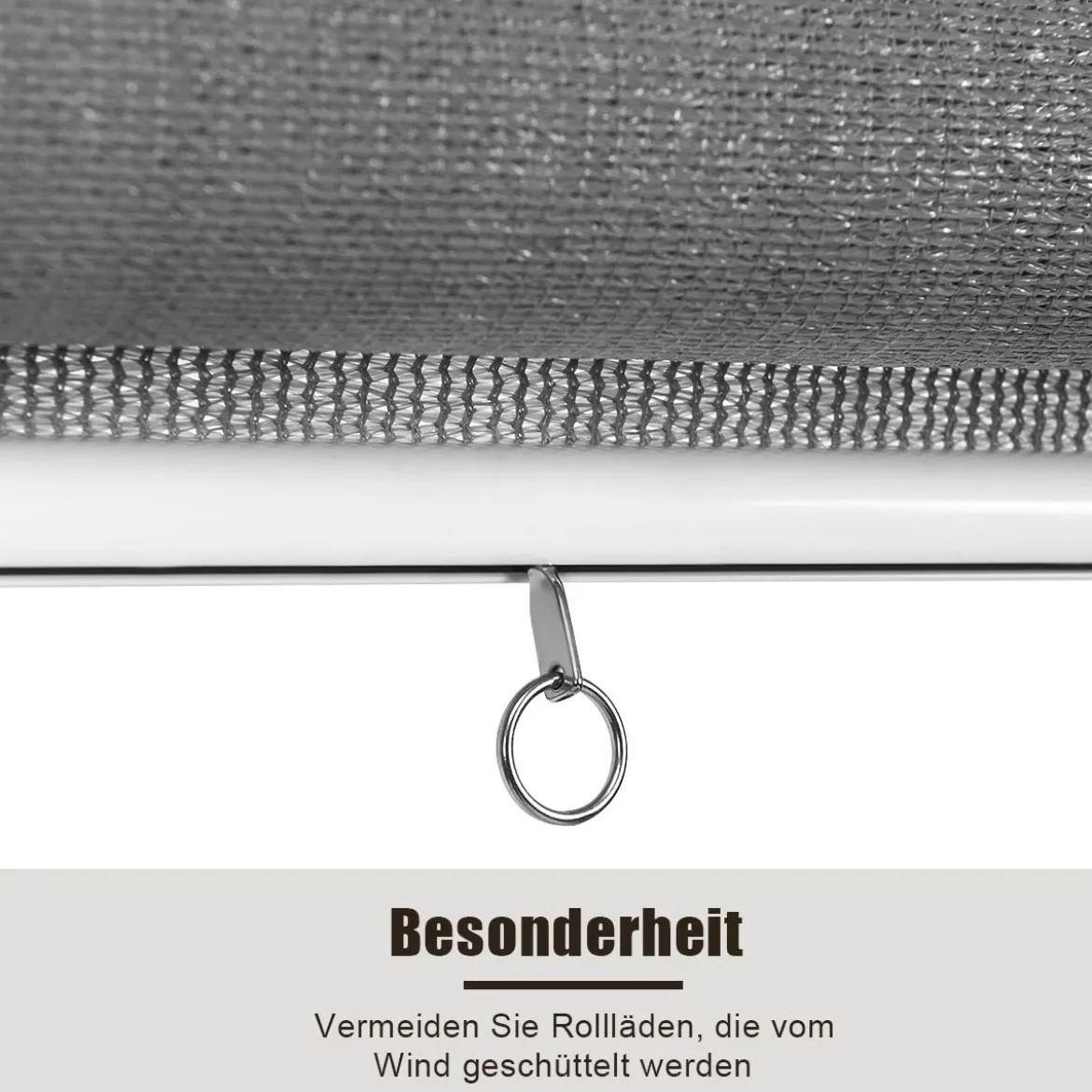 Verdunkelungsrollo Abdunkelungsrollo Thermorolle Sonnenschutz Sichtsschutz Kälteschutz 181 x 181 cm Grau
