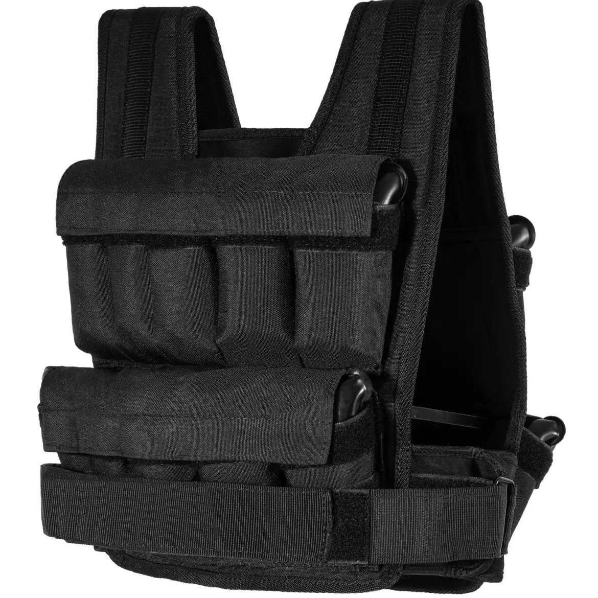 Verstellbare Gewichtsweste für Damen & Herren Fitnessweste mit Abnehmbaren Gewichtsandsäcken 34 cm