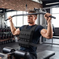 Verstellbare Gewichtsweste für Damen & Herren Trainingsweste mit Weiche Schulterpolster 36 cm