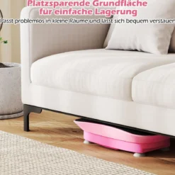 Vibrationsplatte mit 10 Geschwindigkeitsstufen & Fernbedienung Vibrationstrainer mit LED-Display Schwarz/Grau/Rosa/Weiß