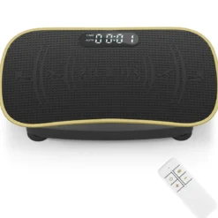 Vibrationsplatte mit 10 Geschwindigkeitsstufen & Fernbedienung Vibrationstrainer mit LED-Display Schwarz/Grau/Rosa/Weiß