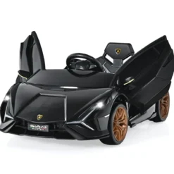 12V Kinderauto mit Fernbedienung Kinderfahrzeug für Kinder 108 x 64 x 41 cm Schwarz