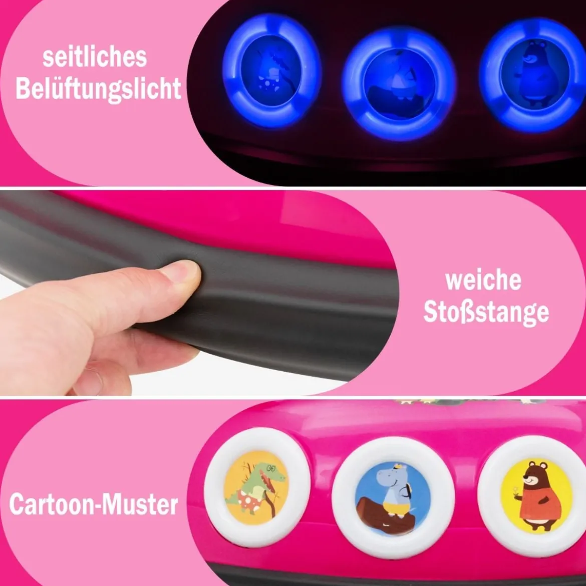 12V Kinder Autoscooter 360 Grad Drehung mit Musik & Lichtern & Fernbedienung