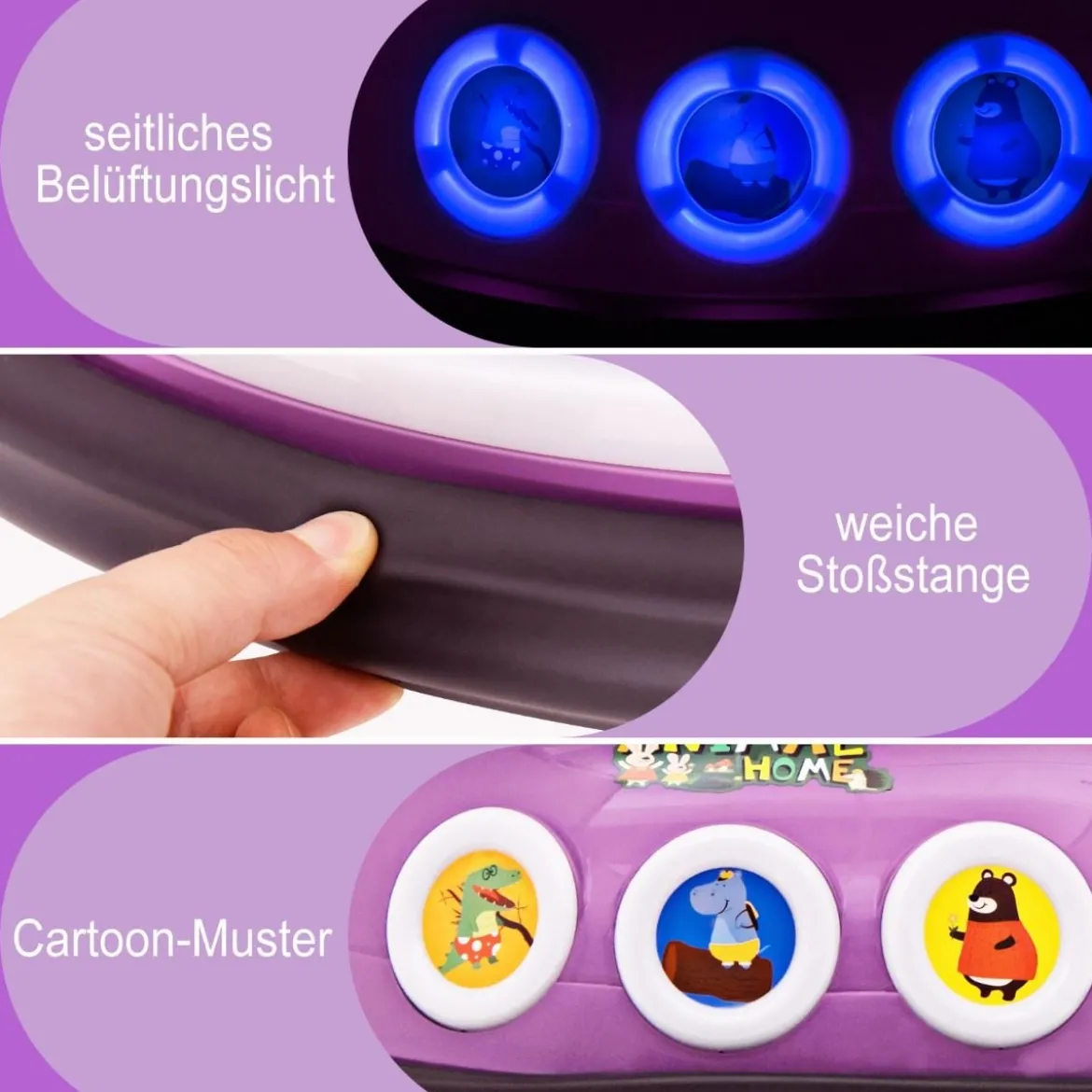 12V Kinder Autoscooter 360 Grad Drehung mit Musik & Lichtern & Fernbedienung