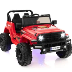 24V Kinder Elektroauto Kinderauto elektrisch 2 Sitzer 77 x 115 x 67 cm Rot