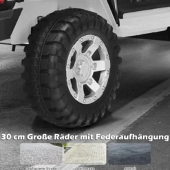 12V Kinder Elektroauto mit Fernbedienung & Licht & Musik Elektrisches Kinderfahrzeug