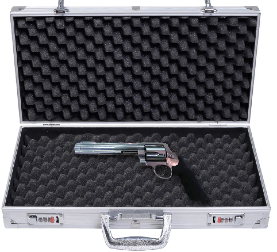 Waffenkoffer Gewehrkoffer Pistolenkoffer Alukoffer Waffen Koffer 47x25 cm