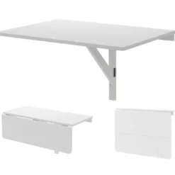 Wandmontierter Klapptisch Platzsparender Küchentisch Klappbarer Wandtisch 80 x 60 cm