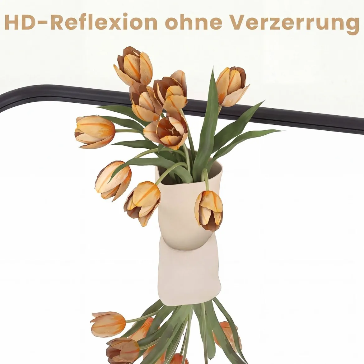 Wandspiegel Goldener Traditioneller Vintage-Barockspiegel Antiker Bogenspiegel 90 cm x 61 cm Schwarz