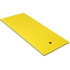 Wassermatte schwimmende Schaumstoffmatte XPE-Schaumstoff 220 x 90 x 4 cm Gelb+Blau