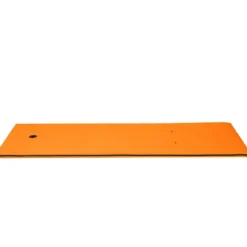 Wassermatte Schwimmmatte Wasserbett Wassermatratze Schwimminsel 60kg Tragkraft 210 x 66cm Orange