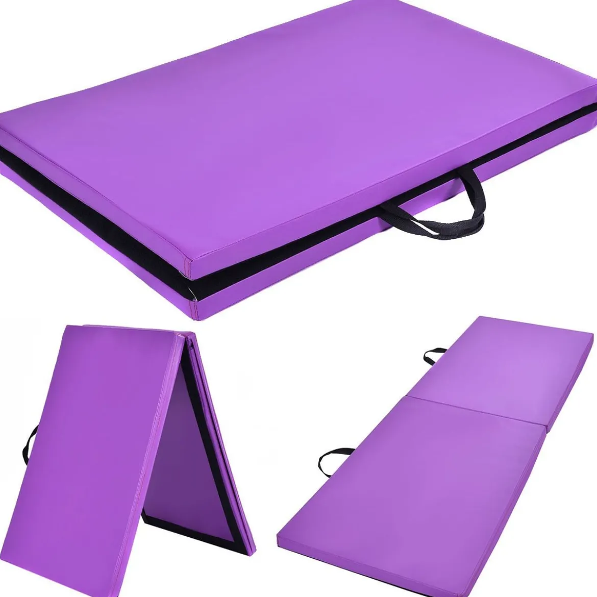 Weichbodenmatte Gymnastikmatte Yogamatte Klappmatte Turnmatte 180x60x4cm