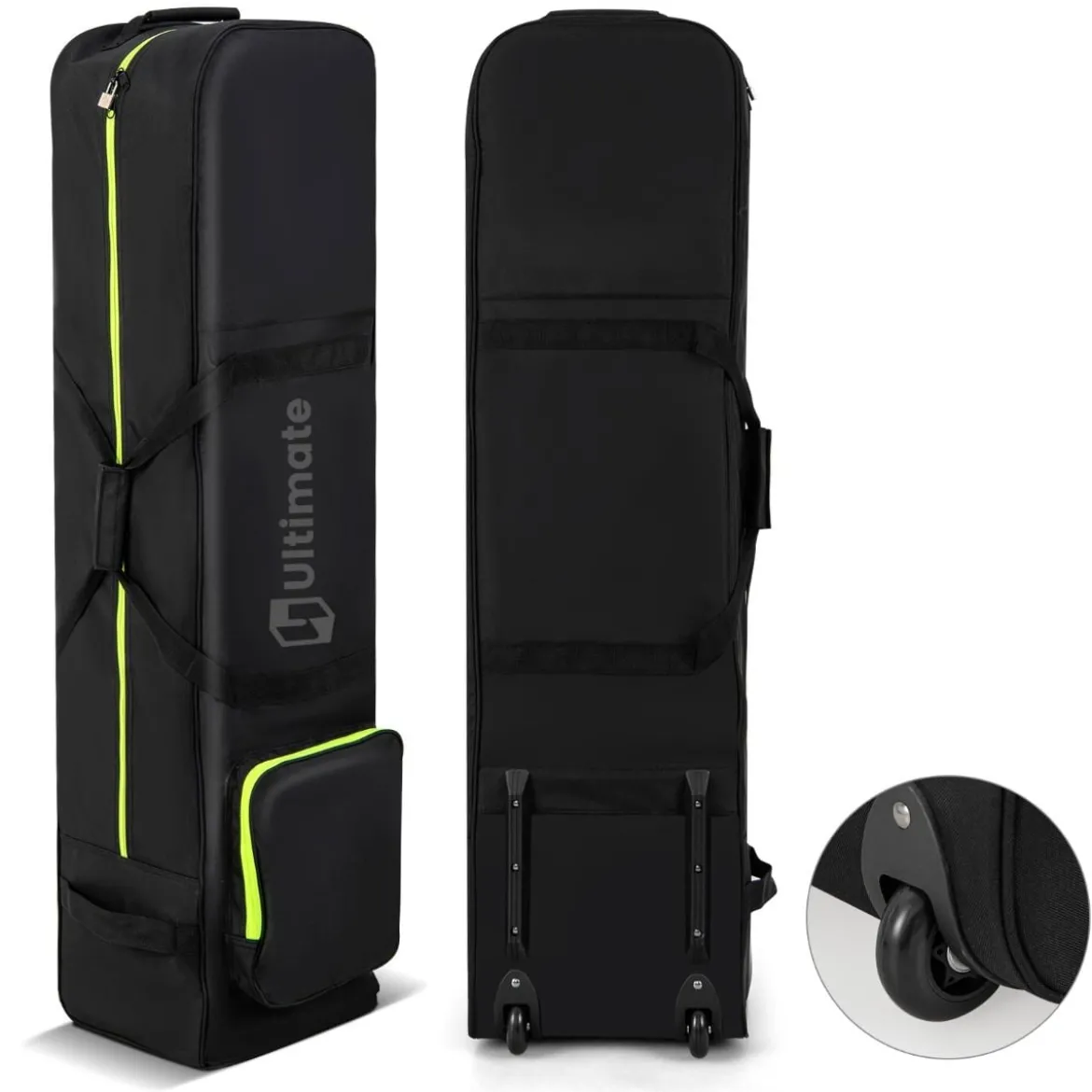 Weiche Golf-Reisetasche mit Rädern & Reißverschluss & Schlüssel Wasserdichte Golf-Reisetasche