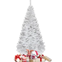 Weihnachtsbaum Künstlicher Tannenbaum Christbaum mit Metallständer 150-240 cm Weiß