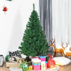 Weihnachtsbaum Künstlicher Tannenbaum Christbaum mit Metallständer 150-240 cm Grün