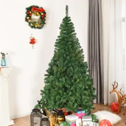 Weihnachtsbaum Künstlicher Tannenbaum Christbaum mit Metallständer 150-240 cm Grün
