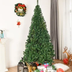 Weihnachtsbaum Künstlicher Tannenbaum Christbaum mit Metallständer 150-240 cm Grün
