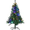 Weihnachtsbaum Künstlicher Tannenbaum mit LED-Lichterketten Christbaum beleuchtet 150cm