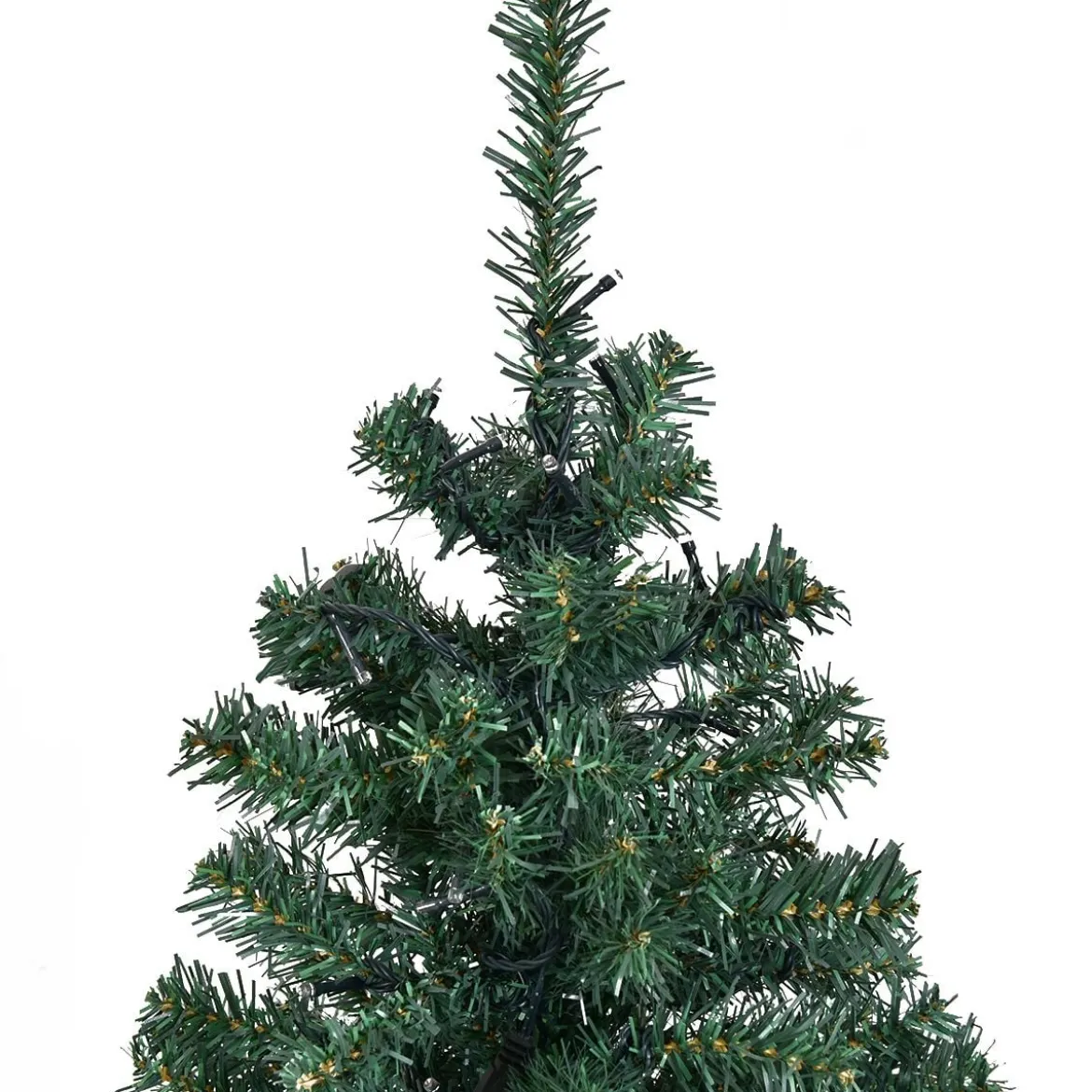 Weihnachtsbaum Künstlicher Tannenbaum mit LED-Lichterketten Christbaum beleuchtet 150cm