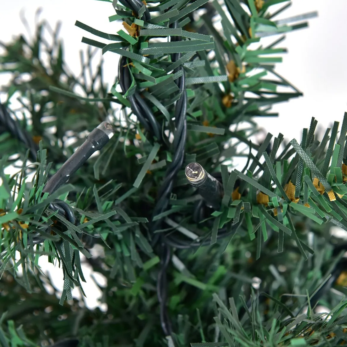 Weihnachtsbaum Künstlicher Tannenbaum mit LED-Lichterketten Christbaum beleuchtet 150cm