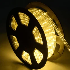 Weihnachtsbeleuchtung 10 M Lichterschlauch Lichterkette für Außen und Innen mit 360 LEDs