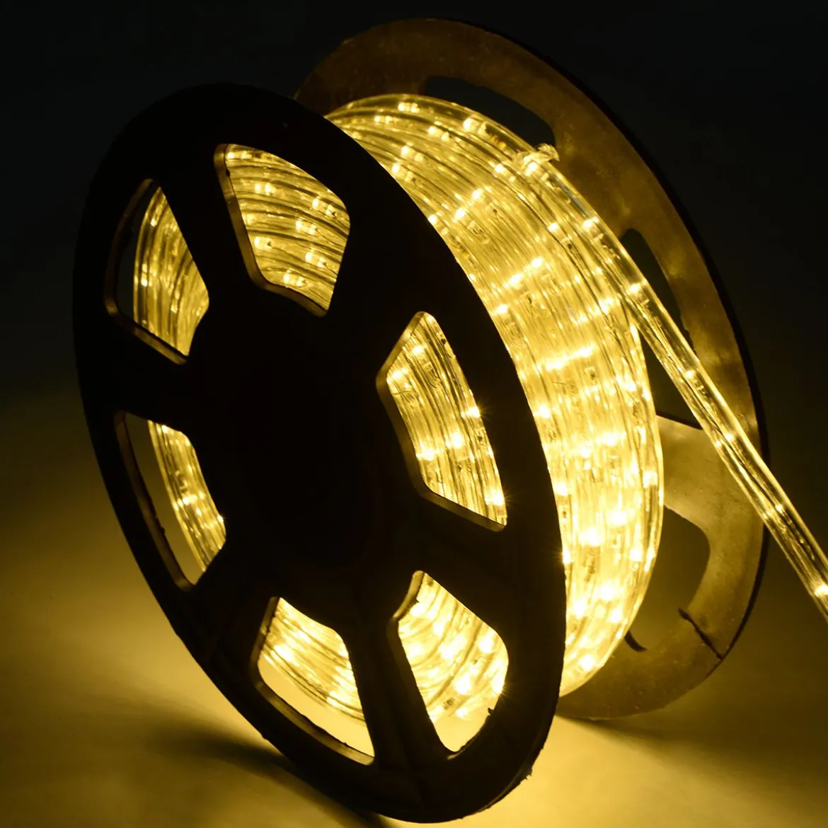 Weihnachtsbeleuchtung 10 M Lichterschlauch Lichterkette für Außen und Innen mit 360 LEDs