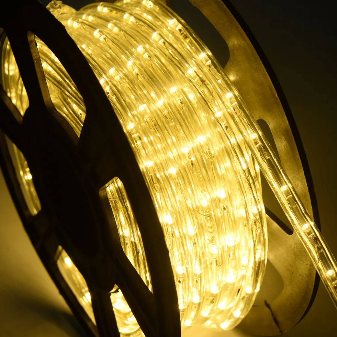 Weihnachtsbeleuchtung 10 M Lichterschlauch Lichterkette für Außen und Innen mit 360 LEDs
