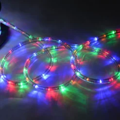 Weihnachtsbeleuchtung 10 M Lichterschlauch Lichterkette für Außen und Innen mit 360 LEDs