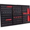 Werkzeugwand Lochwand Werkstattwand mit 17tlg. Werkzeughalter-Set 120x60cm erweiterbar