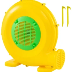 450W Gebläse für Hüpfburg Luftgebläse mit Griff & Bodenanker Gebläsepumpe Ventilator