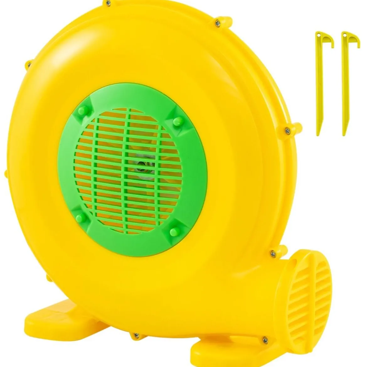 450W Gebläse für Hüpfburg Luftgebläse mit Griff & Bodenanker Gebläsepumpe Ventilator