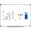Whiteboard Magnettafel Schreibttafel Wandtafel Memoboard mit Alurahmen 60 x 40 cm