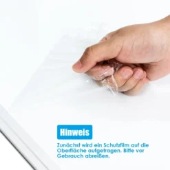 Whiteboard Magnettafel Schreibttafel Wandtafel Memoboard mit Alurahmen 60 x 40 cm