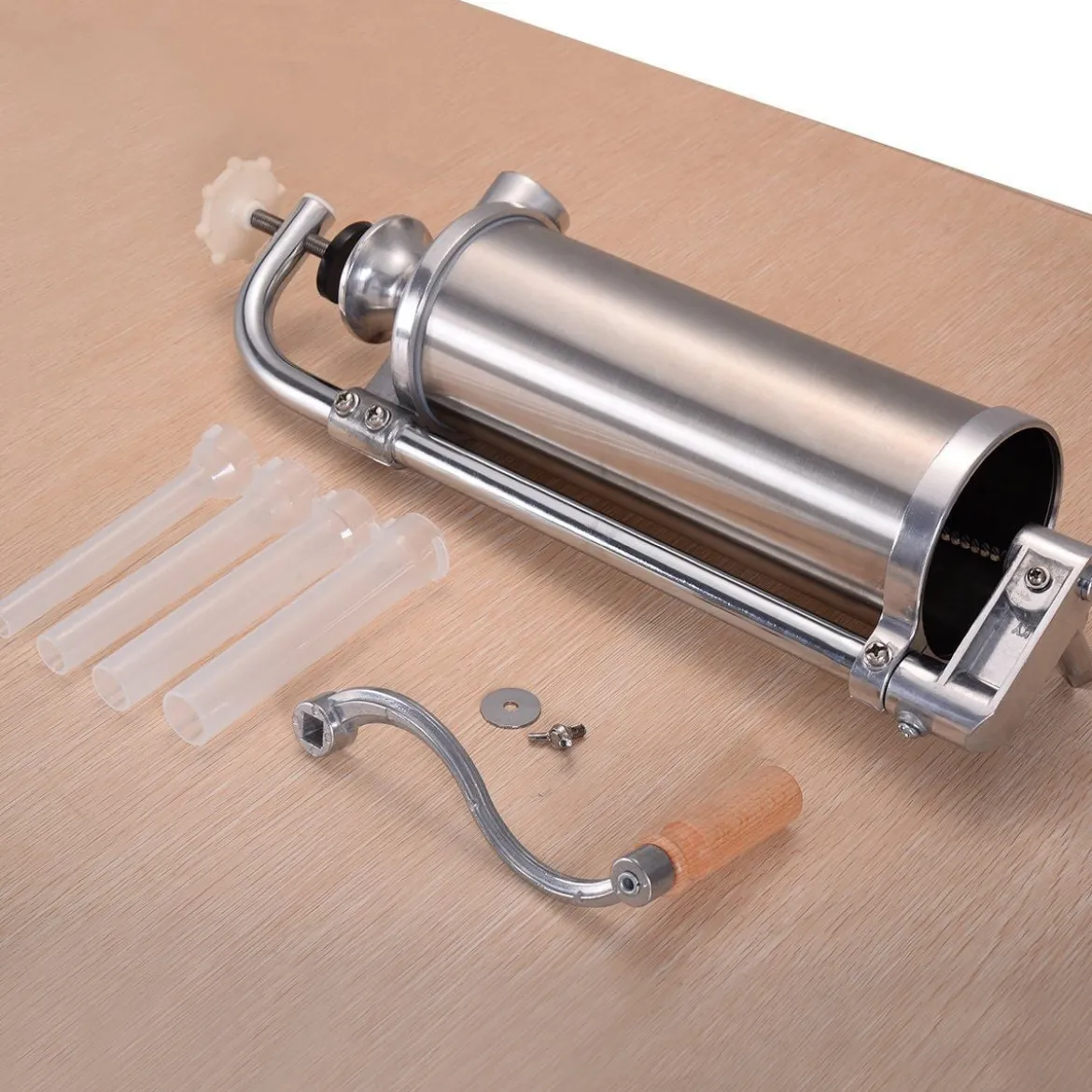 Wurstfüller Wurstmaschine Wurstfüllmaschine Wurstspritze inkl. 4 Füllrohre 2,5 kg