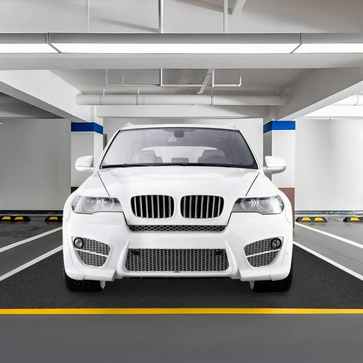 180 x 150 cm Garage Bodenmatte Rutschfeste & Wasserabweisende Ölmatte Garagenmatte