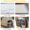 75 x 75 cm Trainingunterlage Hunde Welpenunterlage Puppy Hygieneunterlagen 150 Stück