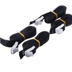 4 x Kajakträger Bootshalter Universal für Autodachträger inkl. 4 Allzweckgurte